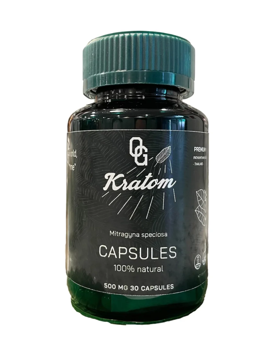 Buy and order OG 100% Natural Kratom Capsules online in Bangkok