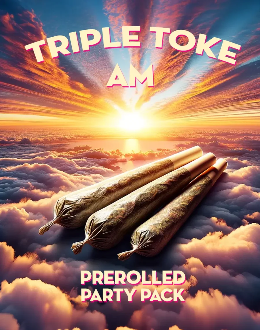 Buy Triple Toke AM Pre-Rolled Joint Pack at Supahigh online cannabis shop for fast delivery to Bangkok and Thailand.