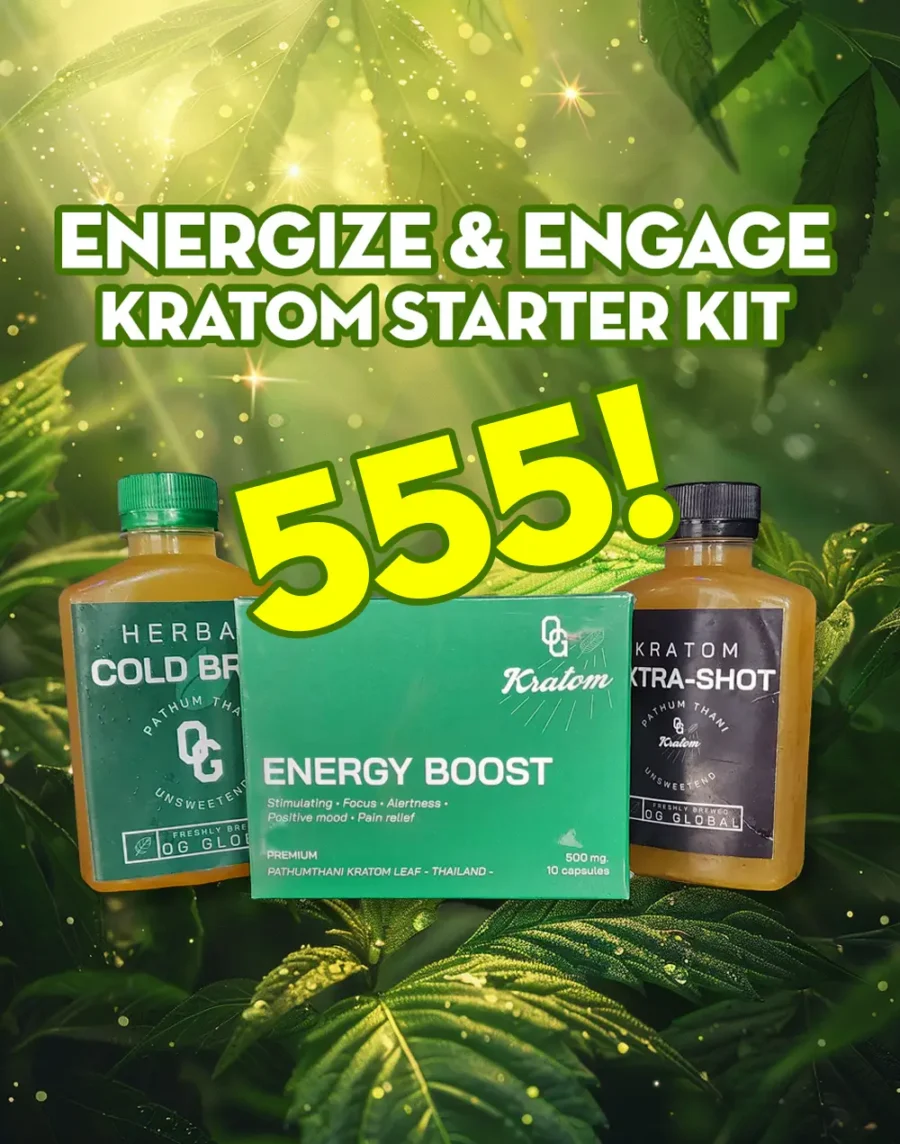 Buy Energize & Engage: Kratom Starter Kit online with fast delivery in Bangkok and Thailand.