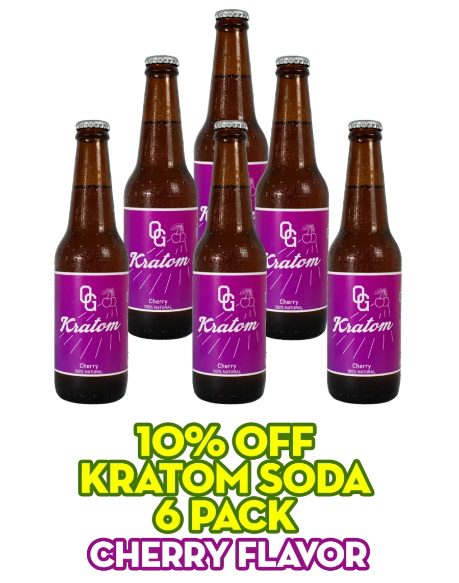 OG Kratom Cherry Flavor 6 Pack