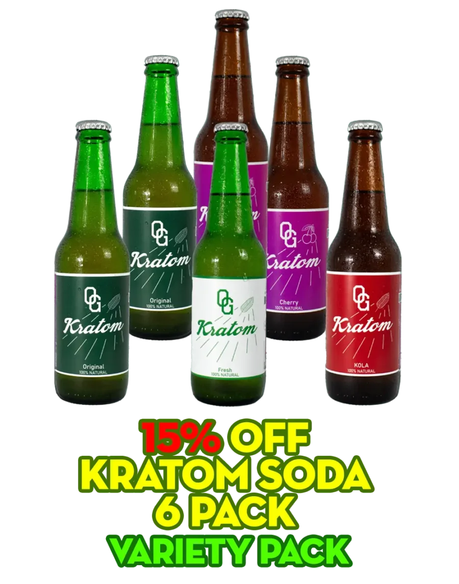OG Kratom Soda Variety 6 Pack